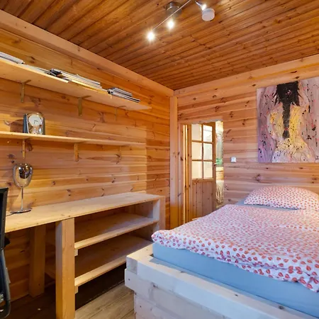 Wellness In Beskiden An Der Becva 木屋
