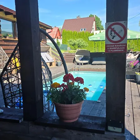 木屋 Wellness In Beskiden An Der Becva Prostřední Bečva