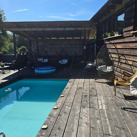 木屋 Wellness In Beskiden An Der Becva Prostřední Bečva