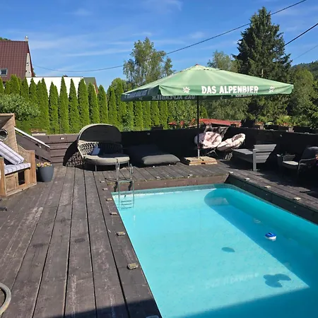 Wellness In Beskiden An Der Becva 木屋 Prostřední Bečva